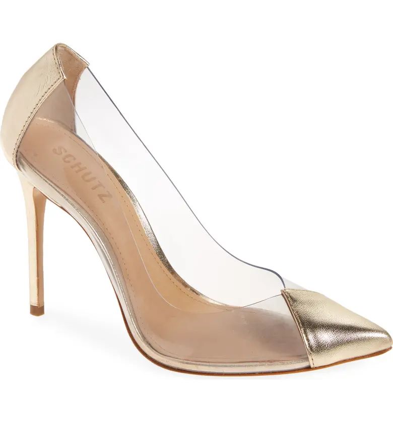 Cendi Transparent Pointed Toe Pump | Nordstrom