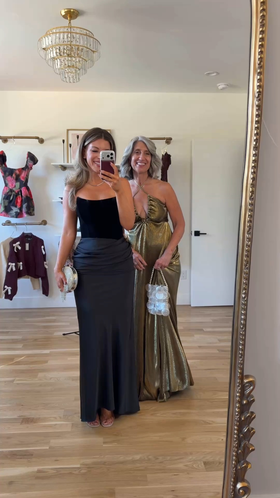 mom & me formal/black tie wedding guest dresses 🖤

sizing: 
i am wearing my usual small/2 in most
• i sized down in the skort dress & mac duggal strapless gown

mom is wearing a small/2 for most
• she did a 4 in the hutch dress 
• she didv a 6 in the beaded mac duggal dress 

codes:
mac duggal & lady black tie: emerson10
electric picks: emerson20
vici: emerson30

Formal event
Black tie
Ball gown 
Pleated dress
Special occasion
Floral dress
Cocktail dress
wedding guest dresses, cocktail dresses, semi-formal dresses, black tie wedding guest dresses, destination wedding guest dresses, garden party dresses, wedding guest outfit ideas

#LTKgrwm #LTKWedding #LTKSeasonal
