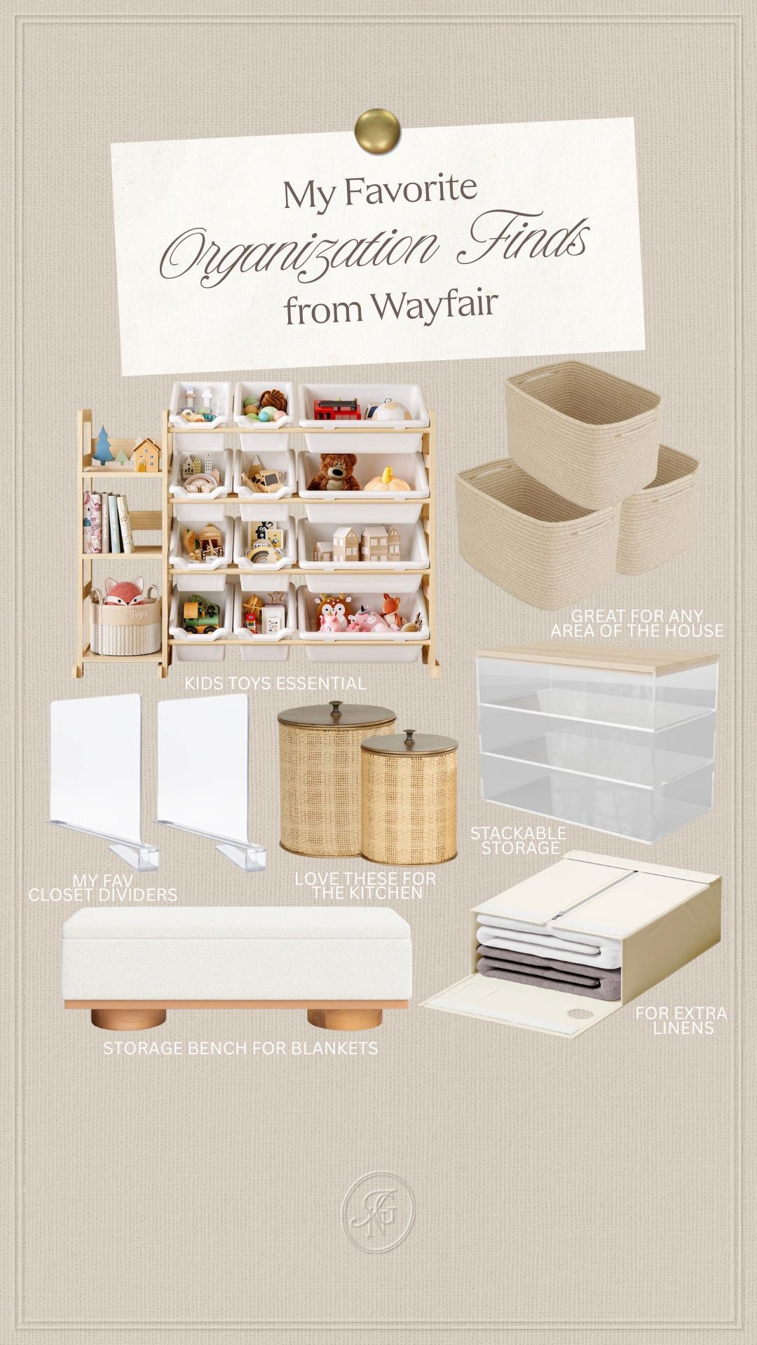 My favorite @Wayfair organization finds that make every space feel calmer and more put together 🤍 #ad #wayfairpartner #wayfair

#ltkhome #ltkorganization #wayfairfinds #homeorganization #storageideas #neutralhome #organizedhome #homeinspo

#LTKFindsUnder100 #LTKHome #LTKFindsUnder50