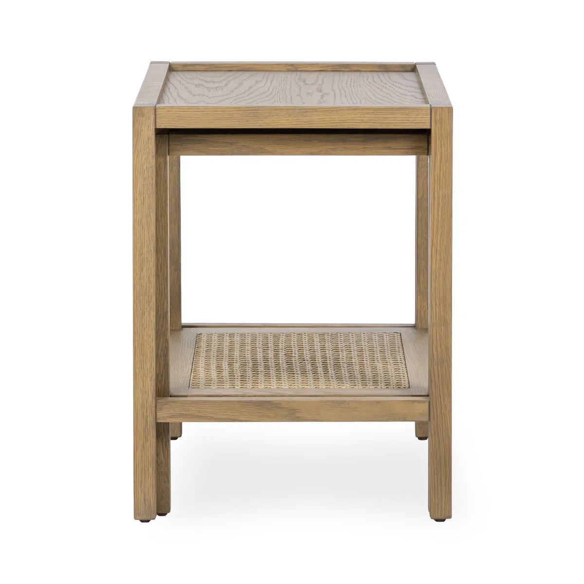 Devin Oak Wood Nesting End Table | Wayfair North America