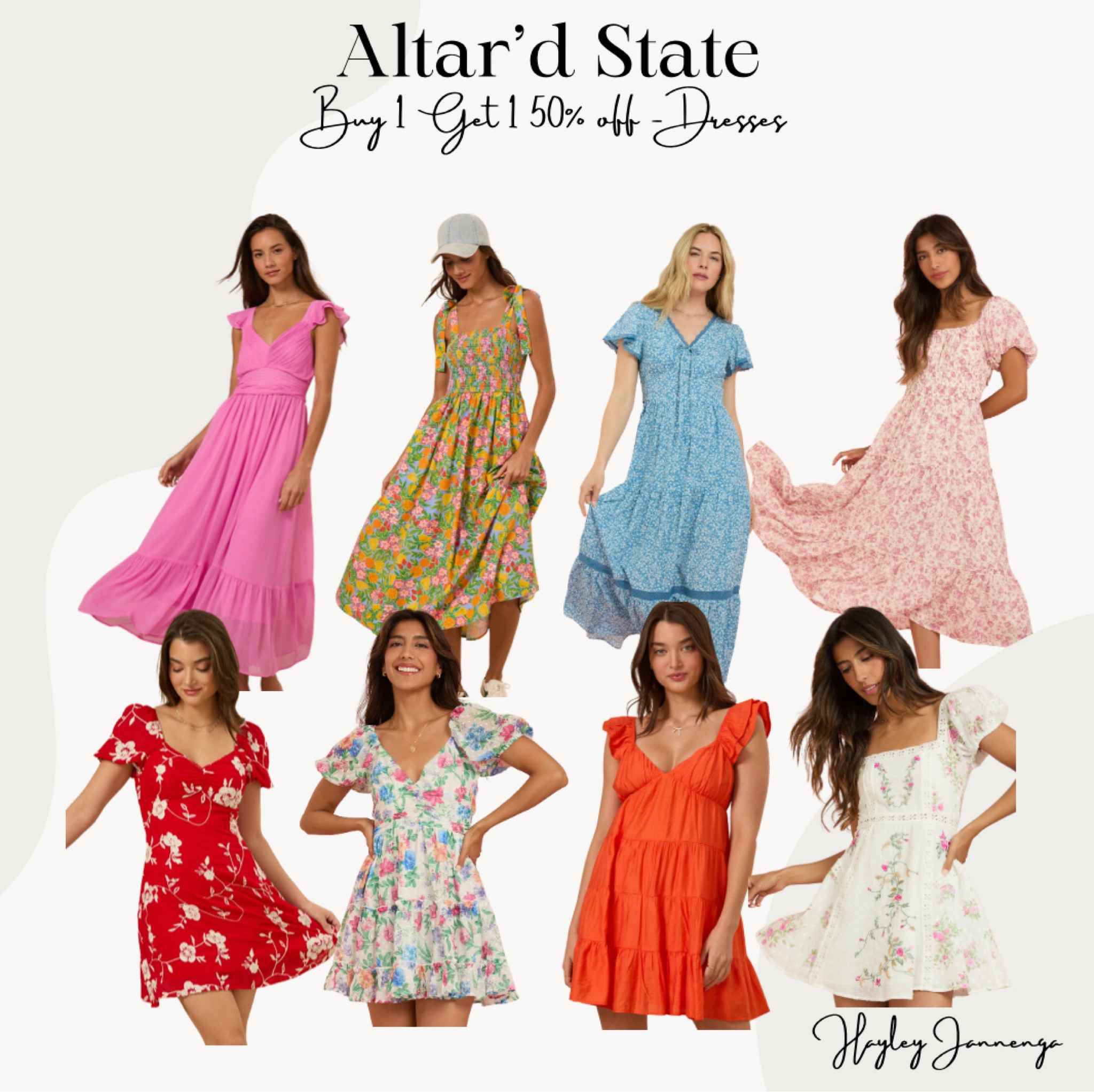 Altard state dresses

Buy 1 get 1 50% off 

#LTKStyleTip #LTKFindsUnder100 #LTKSaleAlert