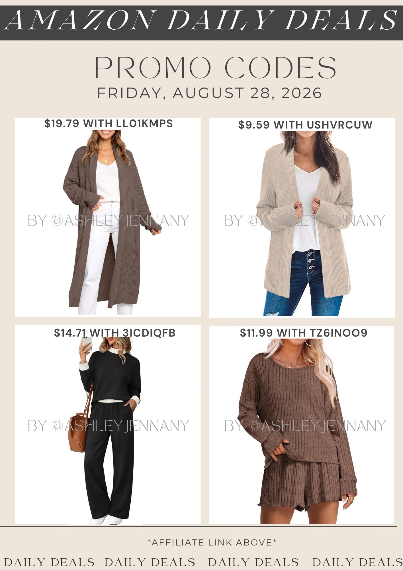 Amazon deals

#LTKMidsize #LTKSaleAlert #LTKSeasonal