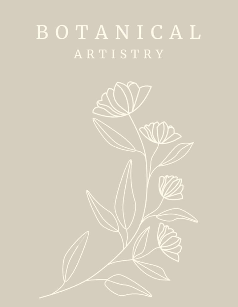 Botanical Artistry: A Decorative Book and Journal for Interior Design Display | Modern Neutral To... | Amazon (US)