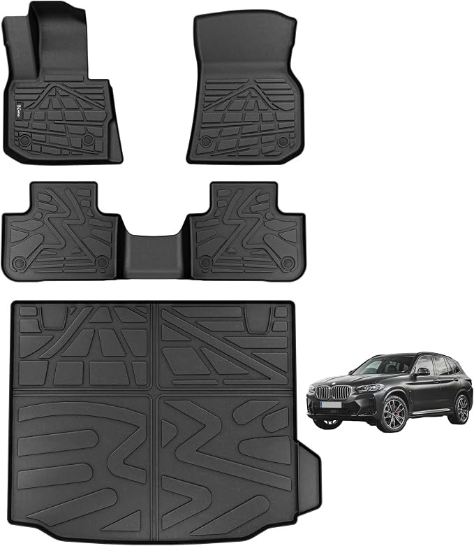 KARPAL Floor Mats & Cargo Liner Fit with 2018-2024 BMW X3 & with 2019-2024 BMW X4, 1st & 2nd Row ... | Amazon (US)