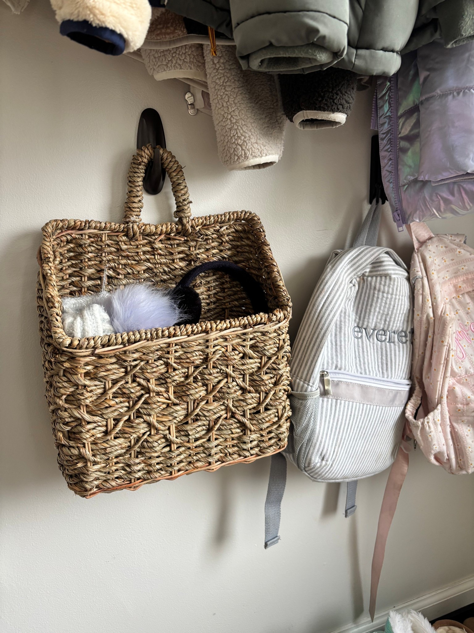 Perfect for organizing mittens and hats! 