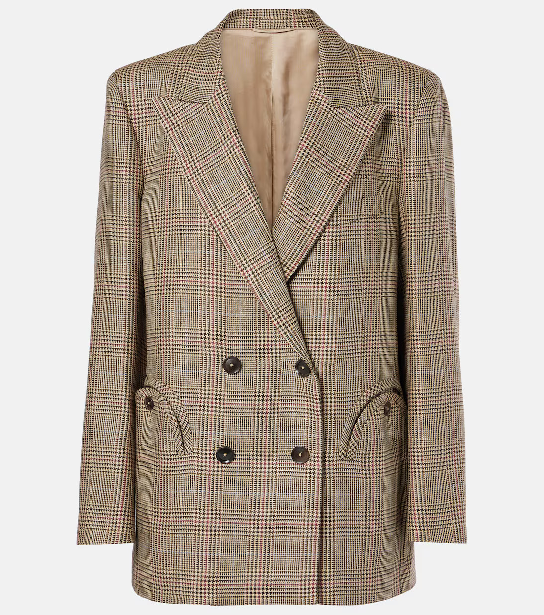 Jealousy Everynight checked silk blazer | Mytheresa (US/CA)