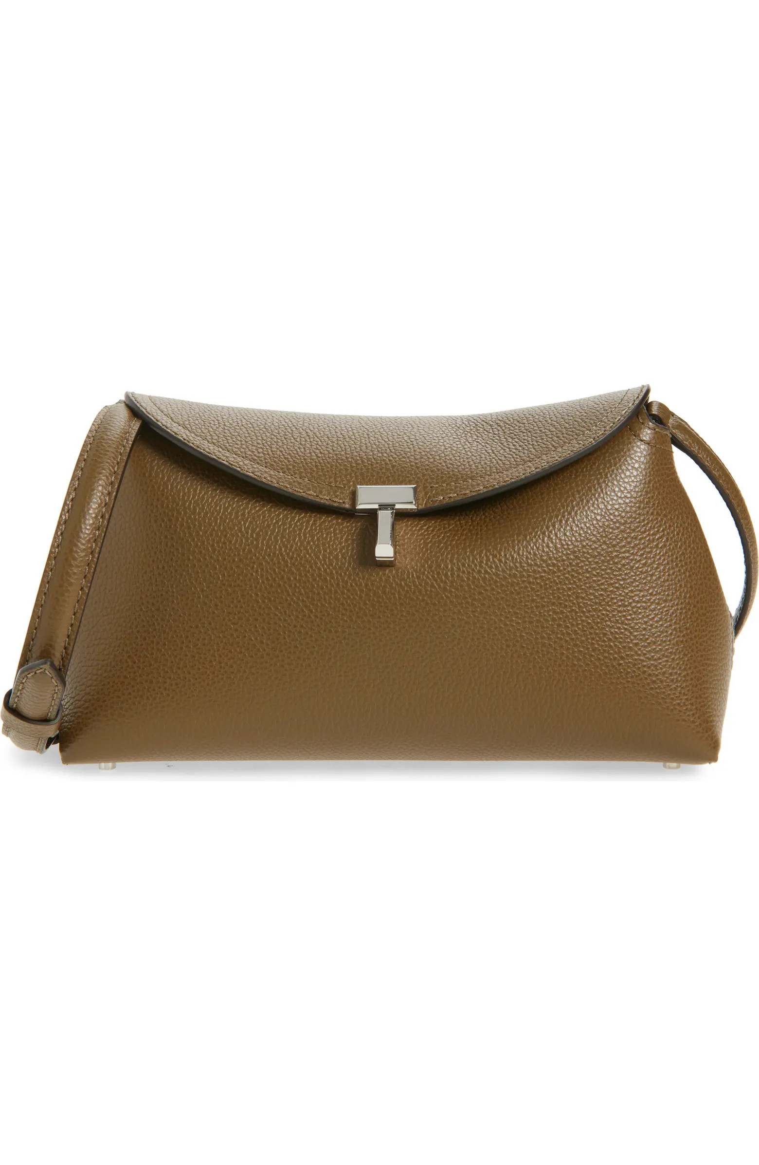 Palmellata T-Lock Leather Clutch Crossbody | Nordstrom