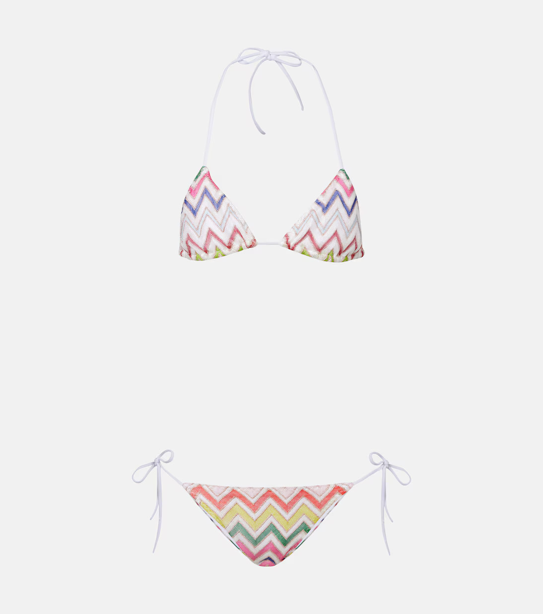 Zigzag lamé bikini | Mytheresa (US/CA)
