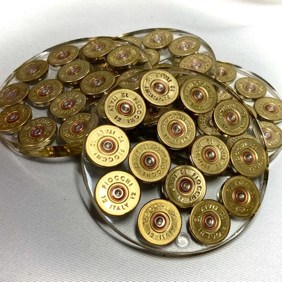 Shot gun shell Coasters, Christmas gift for men, Bareware set, Stocking stuffers, Gift for him, d... | Etsy (US)