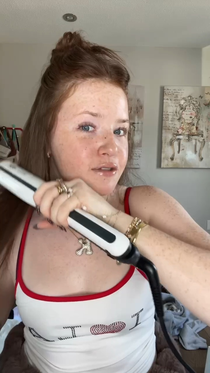 GRWM using my favorite hair straightener! 

#LTKBeauty