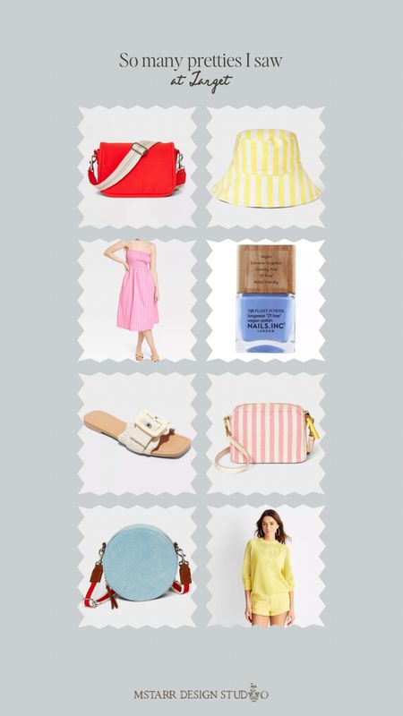 More pretties from Target. 

Spring fashion, Easter outfit, travel outfit, spring outfit, vacation outfit, clean nailpolish, stripes, sundress, crossbody camera bag, ruffled sandals, bucket hat

#LTKSeasonal #LTKstyletip #LTKfindsunder50