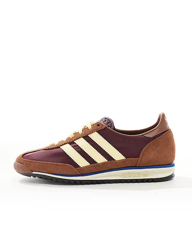 adidas Originals SL 72 OG trainers in brown and yellow | ASOS | ASOS (Global)