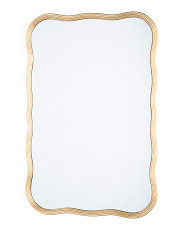 24x36 Rectangle Scallop Mirror | Marshalls