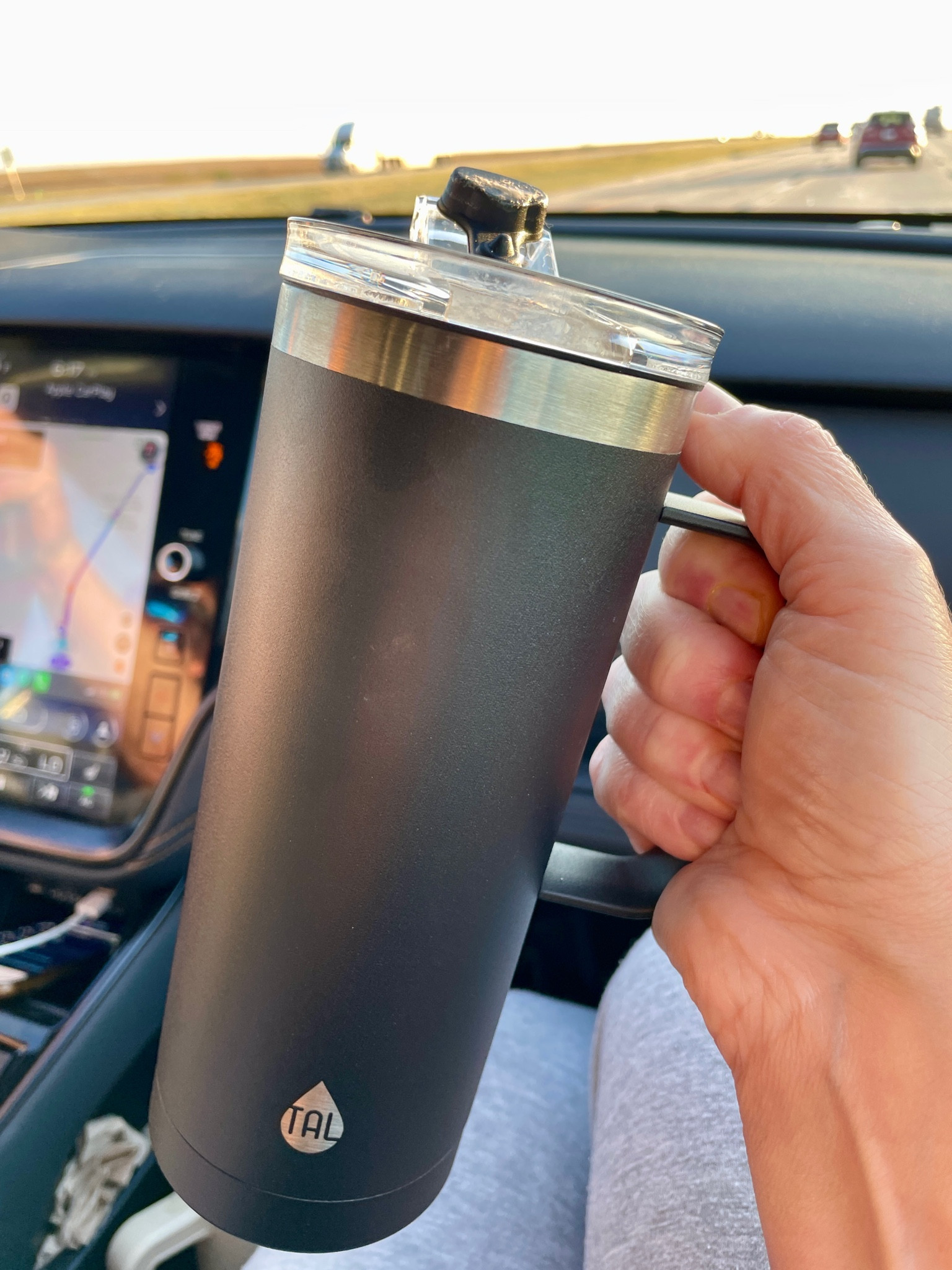The best travel coffee tumbler! Holds 20oz. Can be used with hot or cold drinks. Fits cup holders! Coffee mug  

#LTKtravel #LTKGiftGuide #LTKhome