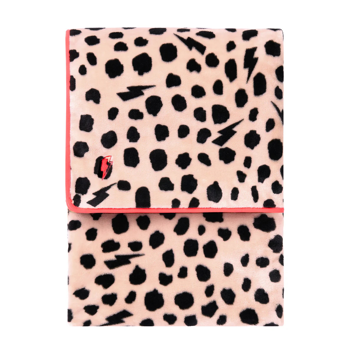 Cream with Black Cheetah Faux Fur Blanket Scamp & Dude | Scamp & Dude