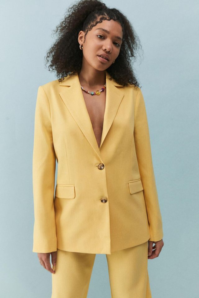 UO Tailored Oversized Woven Blazer | Urban Outfitters (US and RoW)