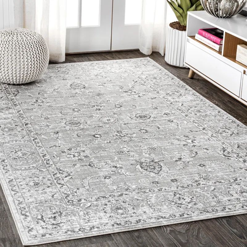 Laxton Performance Light Grey Rug | Wayfair North America