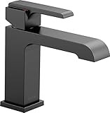Delta Faucet Ara Matte Black Bathroom Faucet, Single Hole Bathroom Faucet, Single Handle Bathroom Fa | Amazon (US)