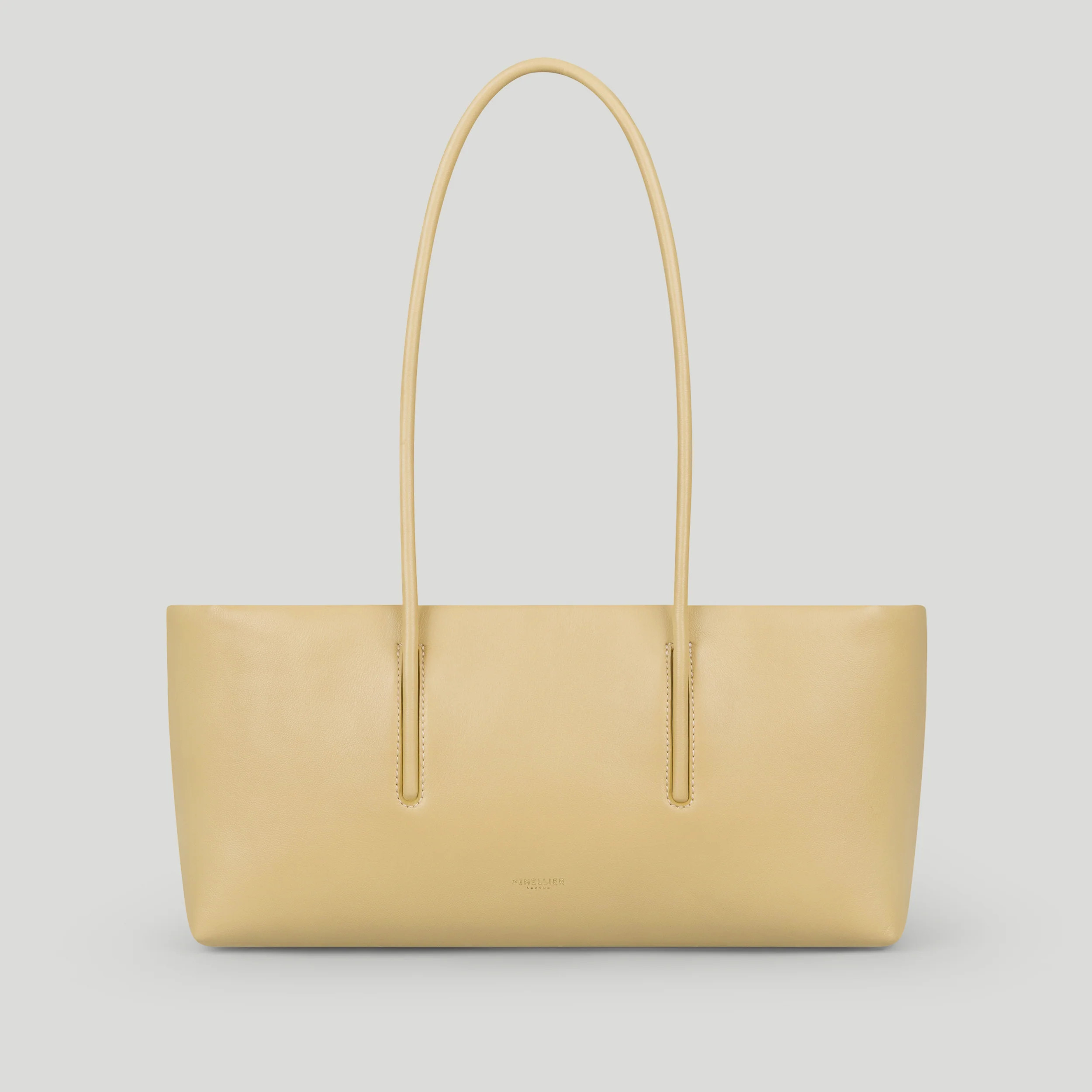 DeMellier The Stockholm Shoulder in Dune Fine Grain Leather Shoulder bag | DeMellier