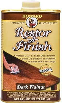 Howard RF6008 Restor-A-Finish, 8-Ounce, Dark Walnut by Howard Products | Amazon (US)