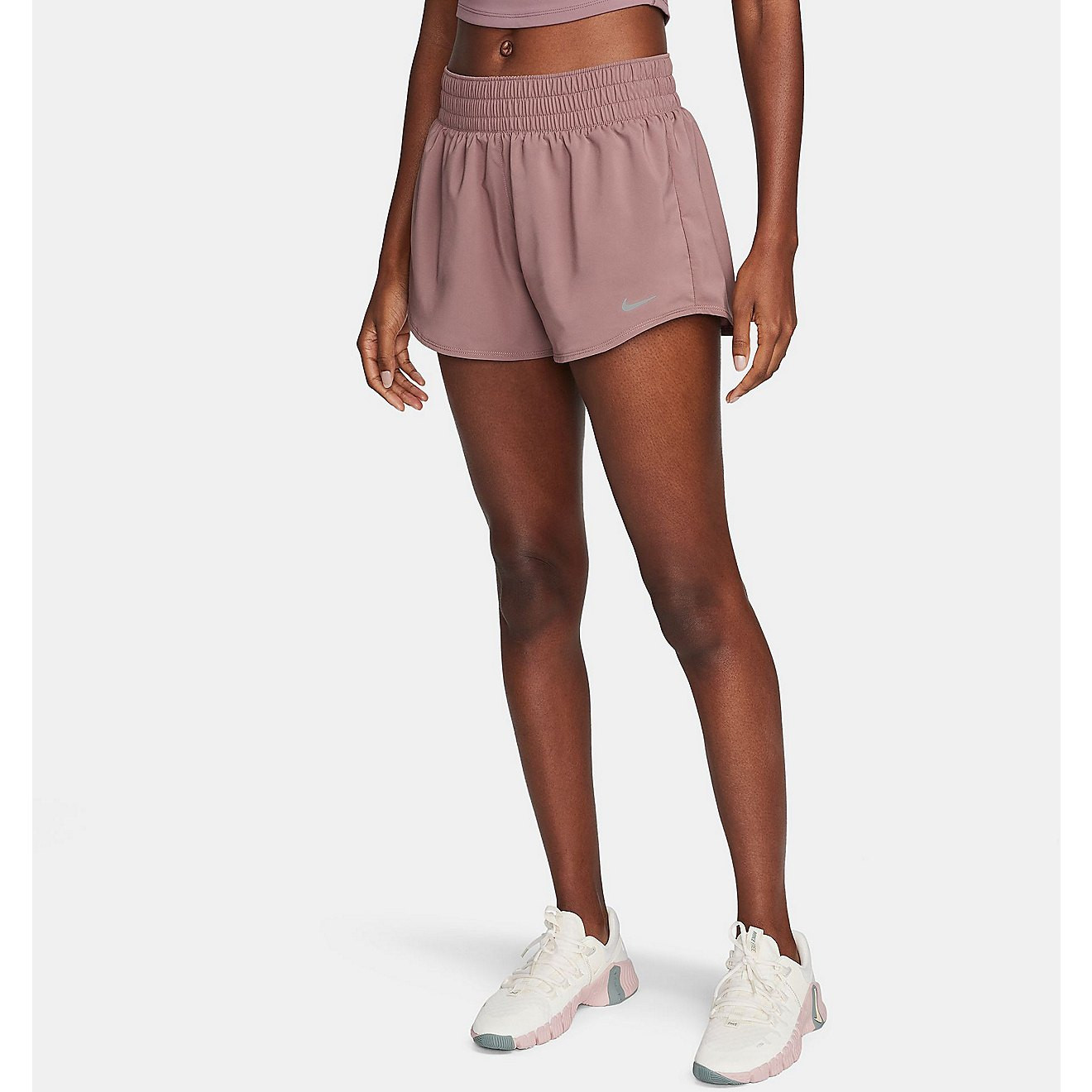 Nike Women's One Dri-FIT Mid-Rise Shorts 3in | Academy | Academy Sports + Outdoors