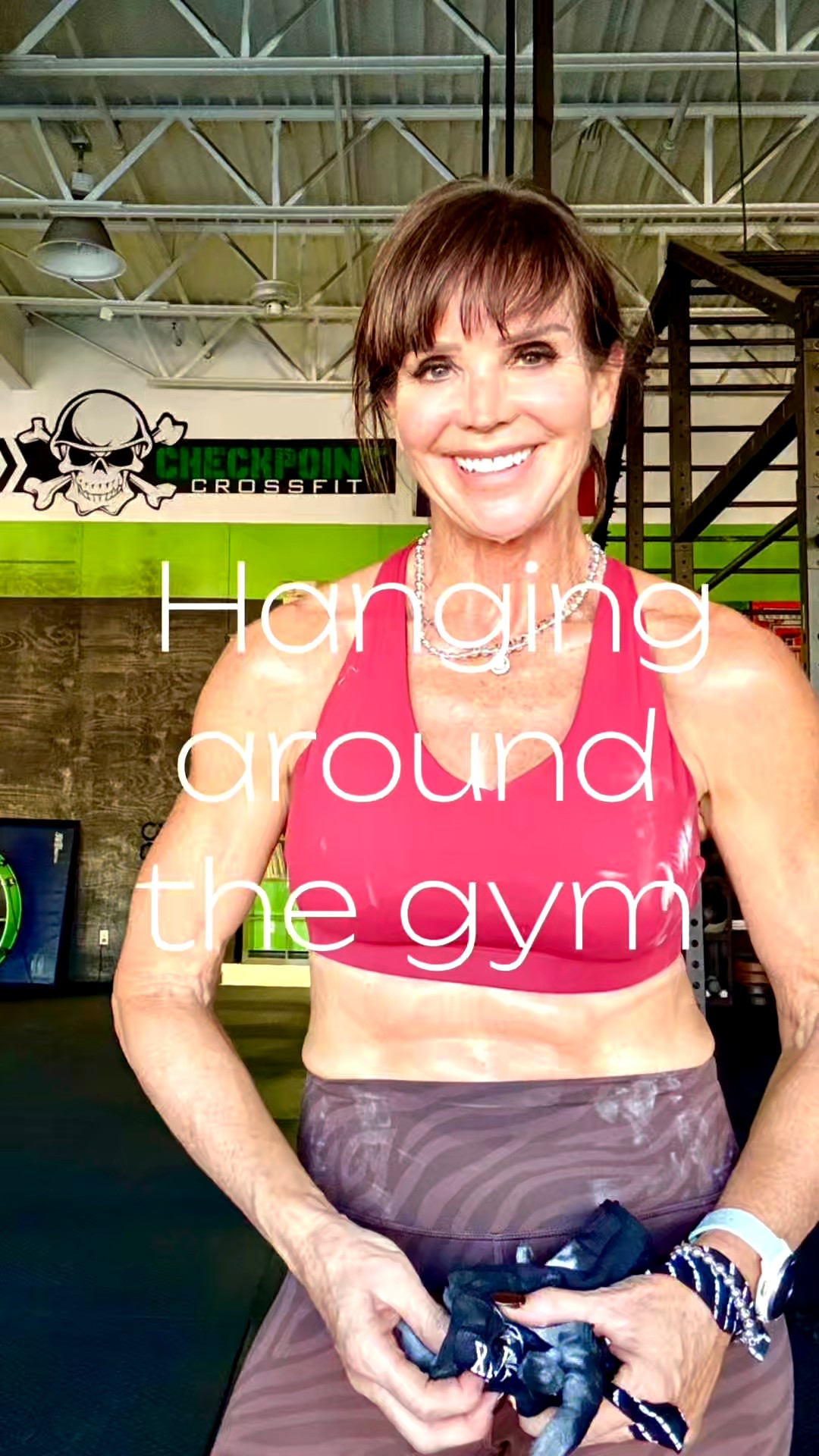 Over 56 hang out!  Just monkeying around in the gym, followed by 90 pull ups and kettlebell swings and a mile and a half of running!  Stay fit my friends! 💪🏼💪🏼💪🏼

#LTKActive #LTKFindsUnder50 #LTKOver40