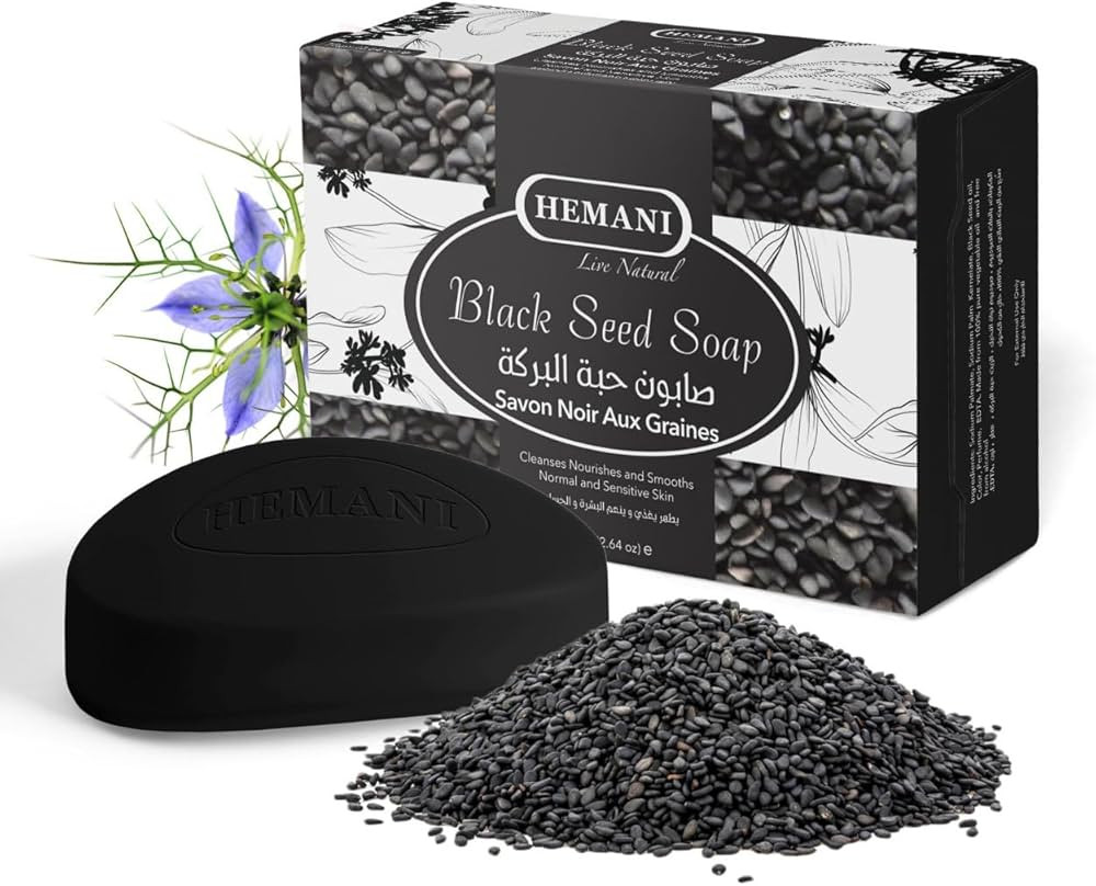 Hemani Black Seed Bar Soap - 75g Nigella sativa | 100% Natural, Halal & Eco-Friendly | Daily Skin... | Amazon (US)