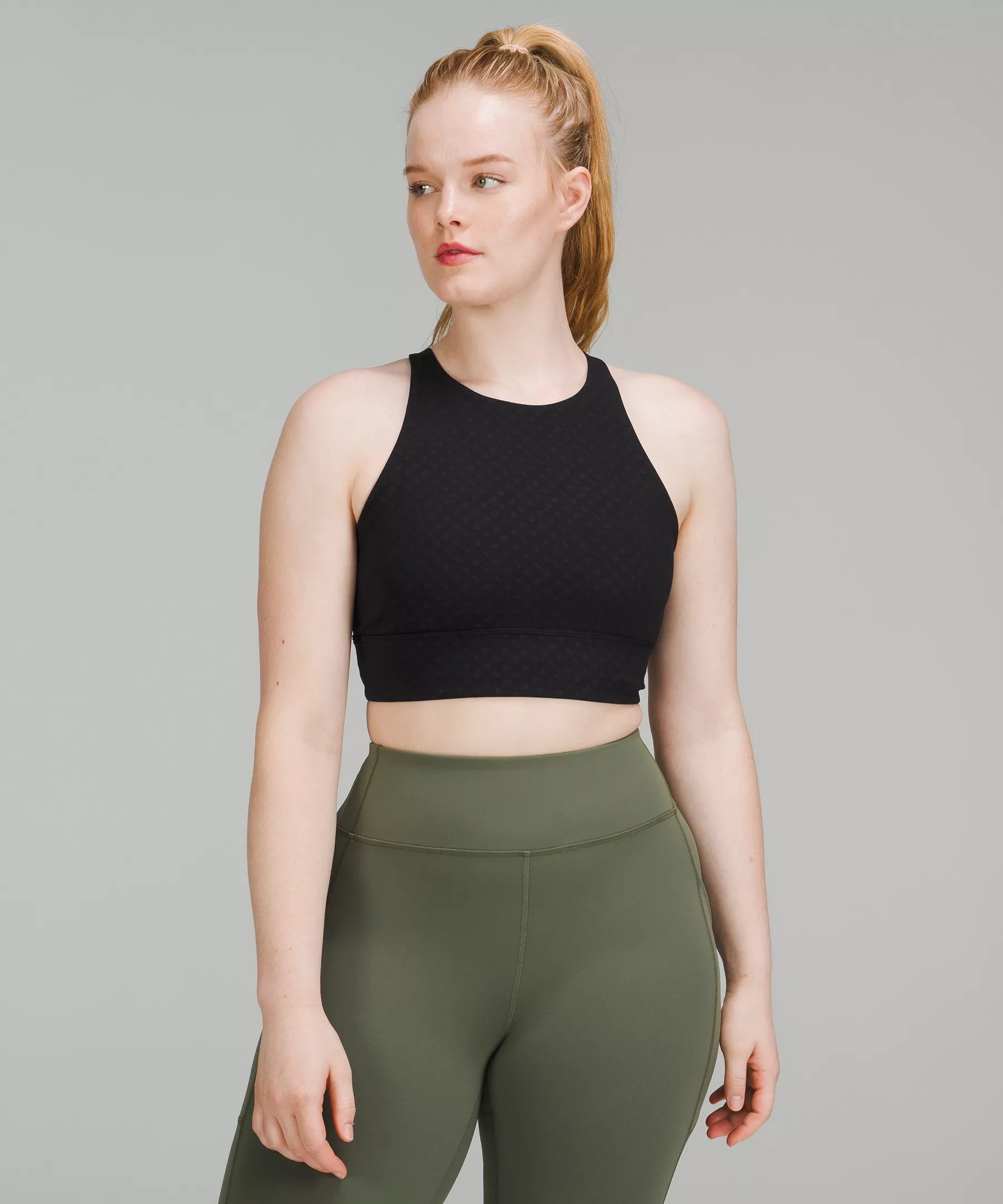 Energy Bra High Neck Long Line *Medium Support, B–D Cup | Women's Bras | lululemon | Lululemon (US)