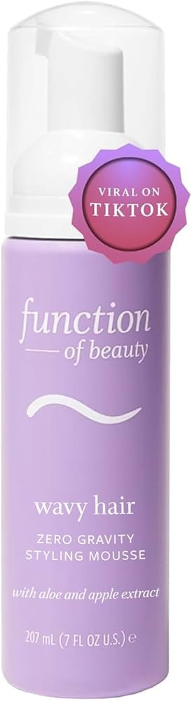 FUNCTION OF BEAUTY Zero Gravity Styling Mousse, 7 oz - Adds Volume, Defines Natural Waves While P... | Amazon (CA)