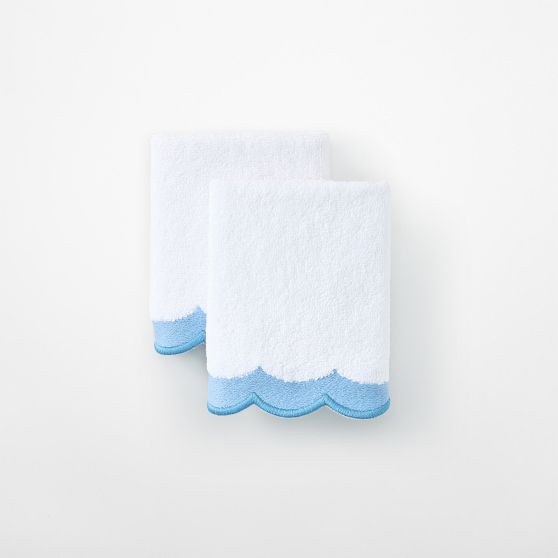 Scalloped Towel Collection | Mark and Graham