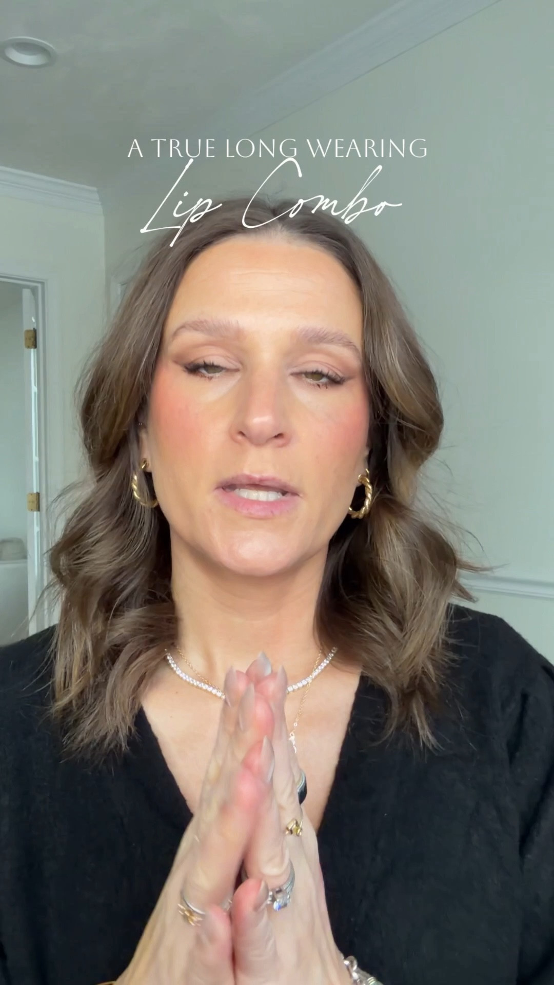 If you want to lip combo that is truly going to last all day, try these products:
Start with the Sacheu Lip Stain and line your lips. I used the color P-Inked
Then line with the Maybelline Lifter Liner. I used the color Big Lift.
And finish with the Kulfi Lip Stain. This goes on as a gloss then dries as a stain. I used the color Sweet.

#LTKgrwm #LTKBeauty #LTKOver40