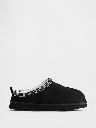 Kids Vegan Suede Sherpa-Lined Logo Clogs | Gap (US)