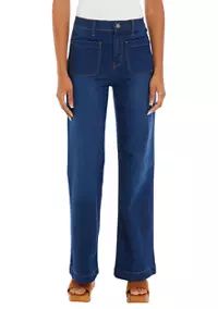 Women's High Rise Patch Pocket Jeans | Belk