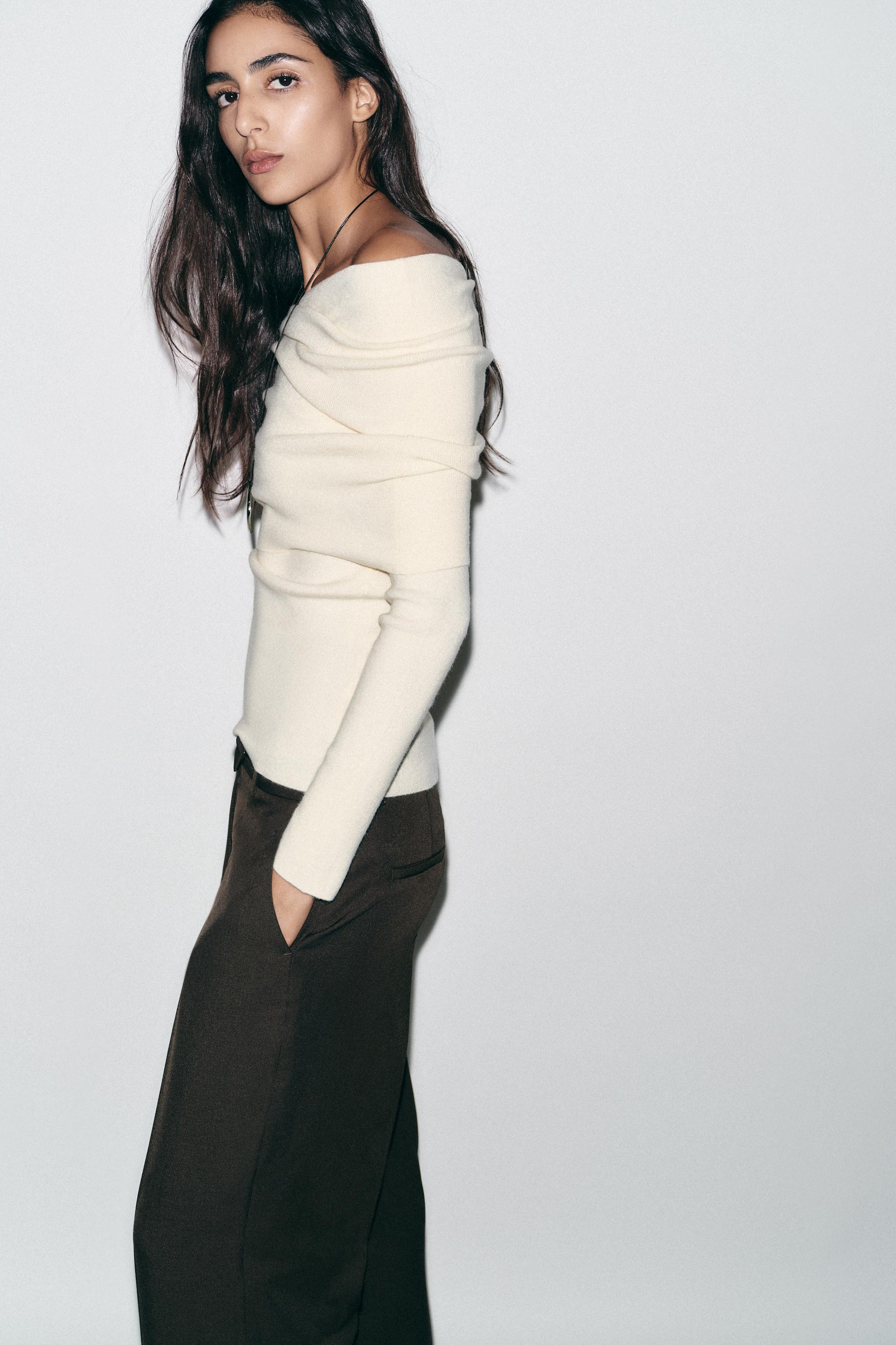 RUCHED STRAPLESS KNIT TOP | Zara US