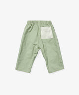 Reversible Baby Pant | Green Tattersall | Marigold Modern Kids