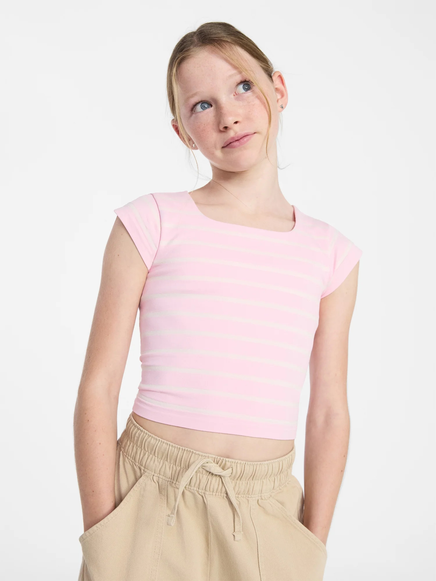 Weekend Academy Girls Seamless Top, Size 4-18 | Walmart (US)