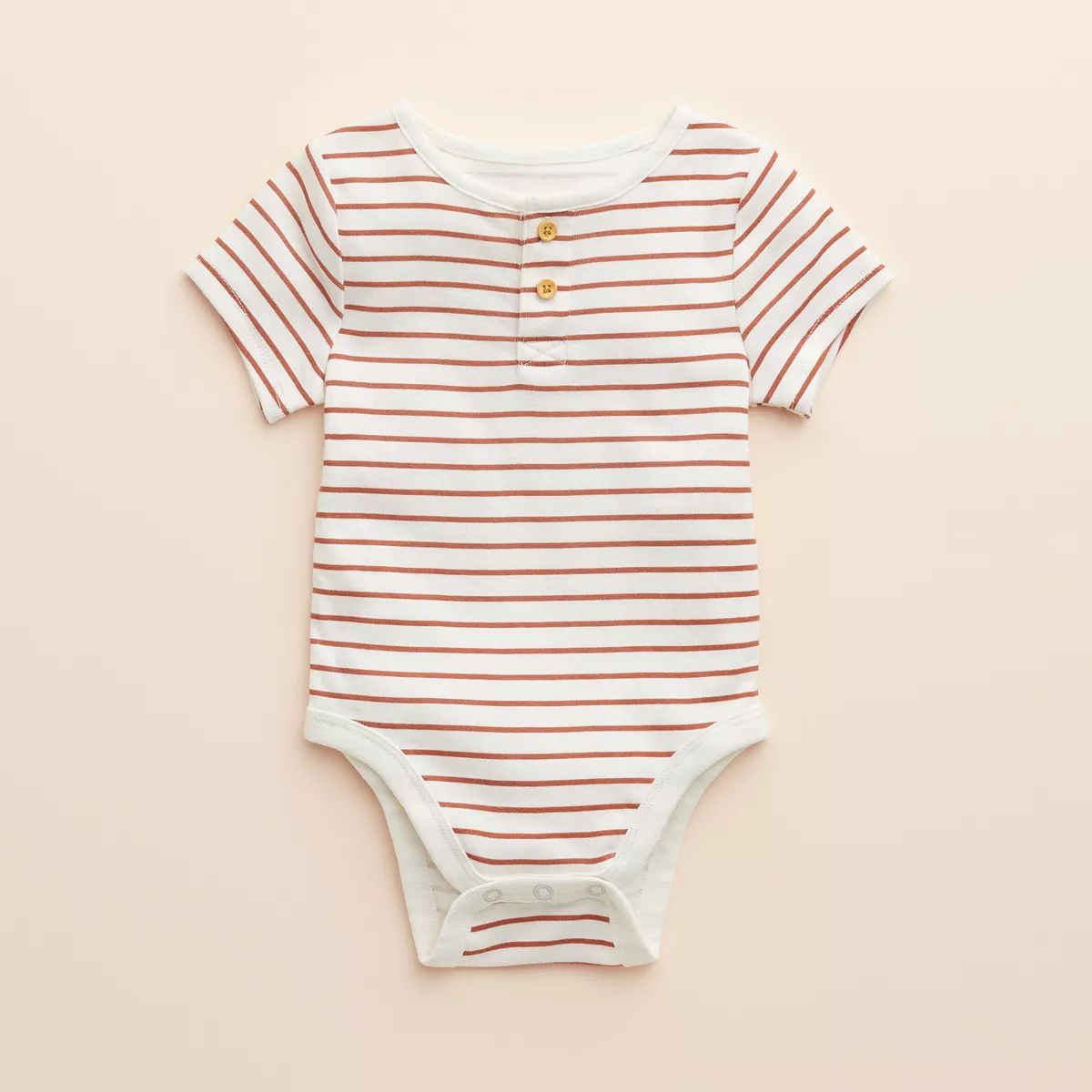 Baby Little Co. by Lauren Conrad Organic Short-Sleeve Henley Bodysuit | Kohl's