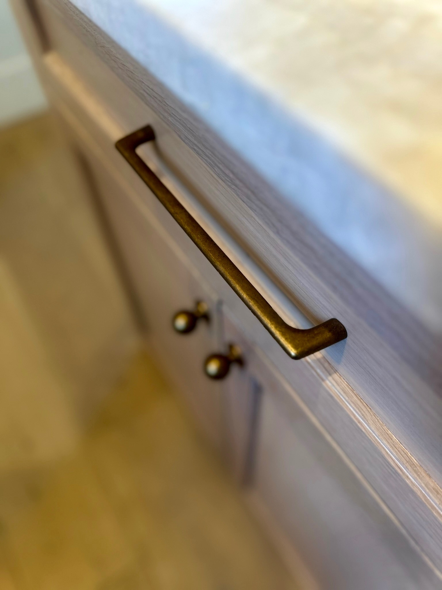 These cabinet pulls are one of the simplest upgrades I’ve made, but they change the feel of the entire vanity. The warm finish adds contrast against the lighter wood, and the longer length makes drawers easier to open during daily use.

They’re durable, comfortable to grip, and keep the look consistent with the rest of the hardware in the space. I’ve linked them here if you’re planning a small update that has a noticeable impact.

@Wayfair 
@Amazon

#LTKHome #LTKU #LTKSaleAlert