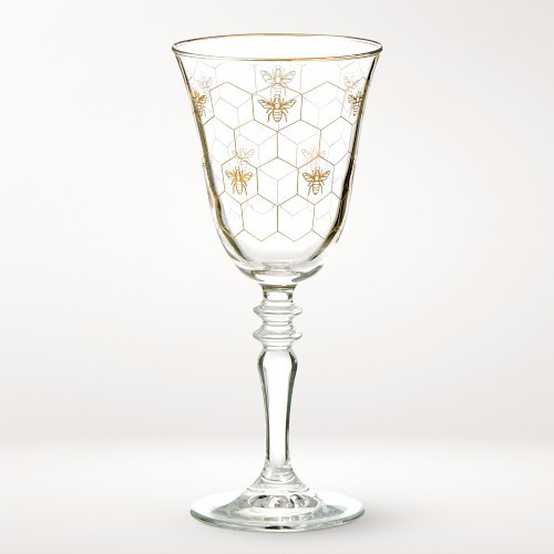 Honeycomb Wine Glasses, Set of 4 | Williams-Sonoma