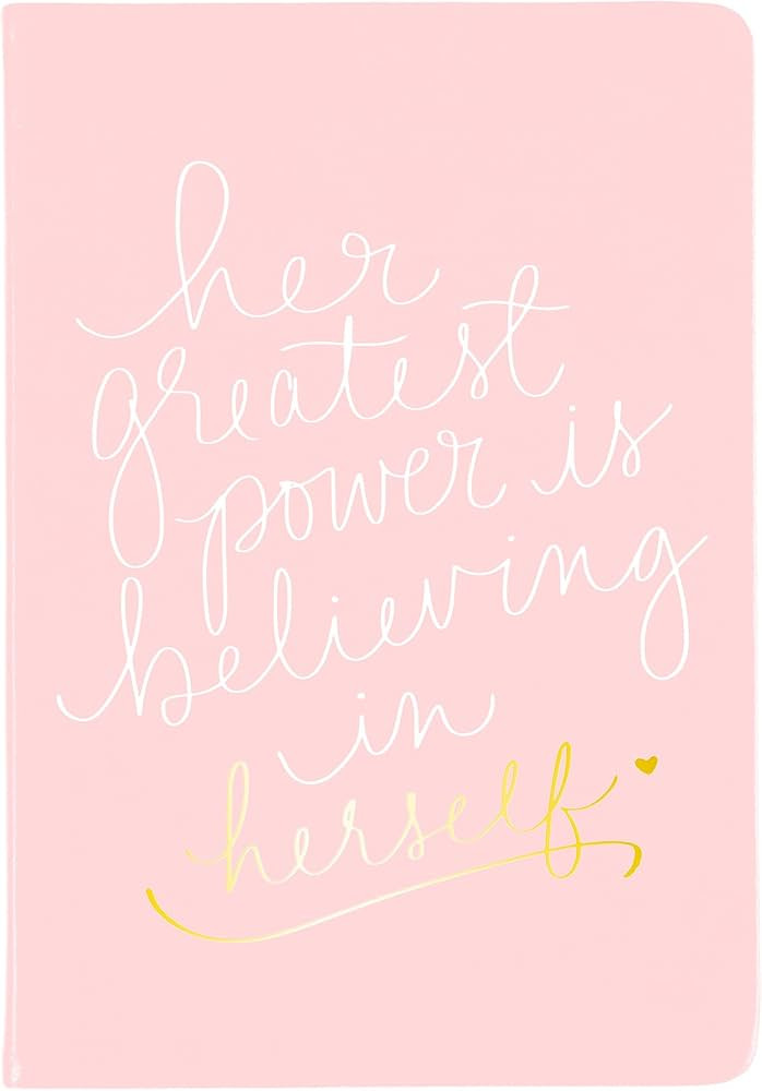 Eccolo Dayna Lee Collection Pink"Her Greatest Power" 8x6" Flexi-cover Journal/Notebook, Acid-free... | Amazon (US)