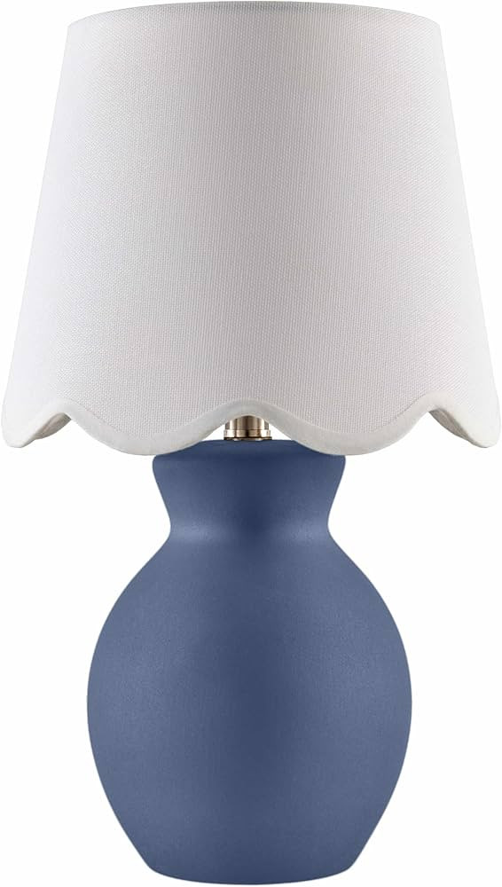 Salgareda Boho Ceramic Bedside Table Lamp for Bedroom Nightstand - End Side Lighting for Living R... | Amazon (US)