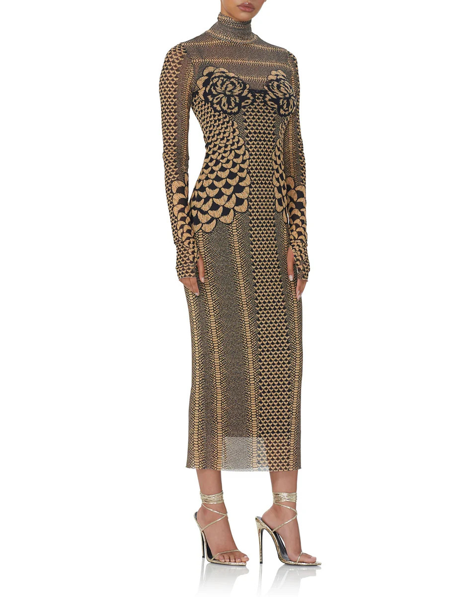 Shailene Dress - Gilded Petals | ShopAFRM