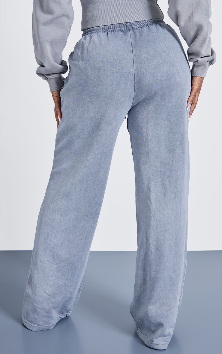 Shape Light Grey Sweat Seam Detail Wide Leg Sweatpants | PrettyLittleThing US