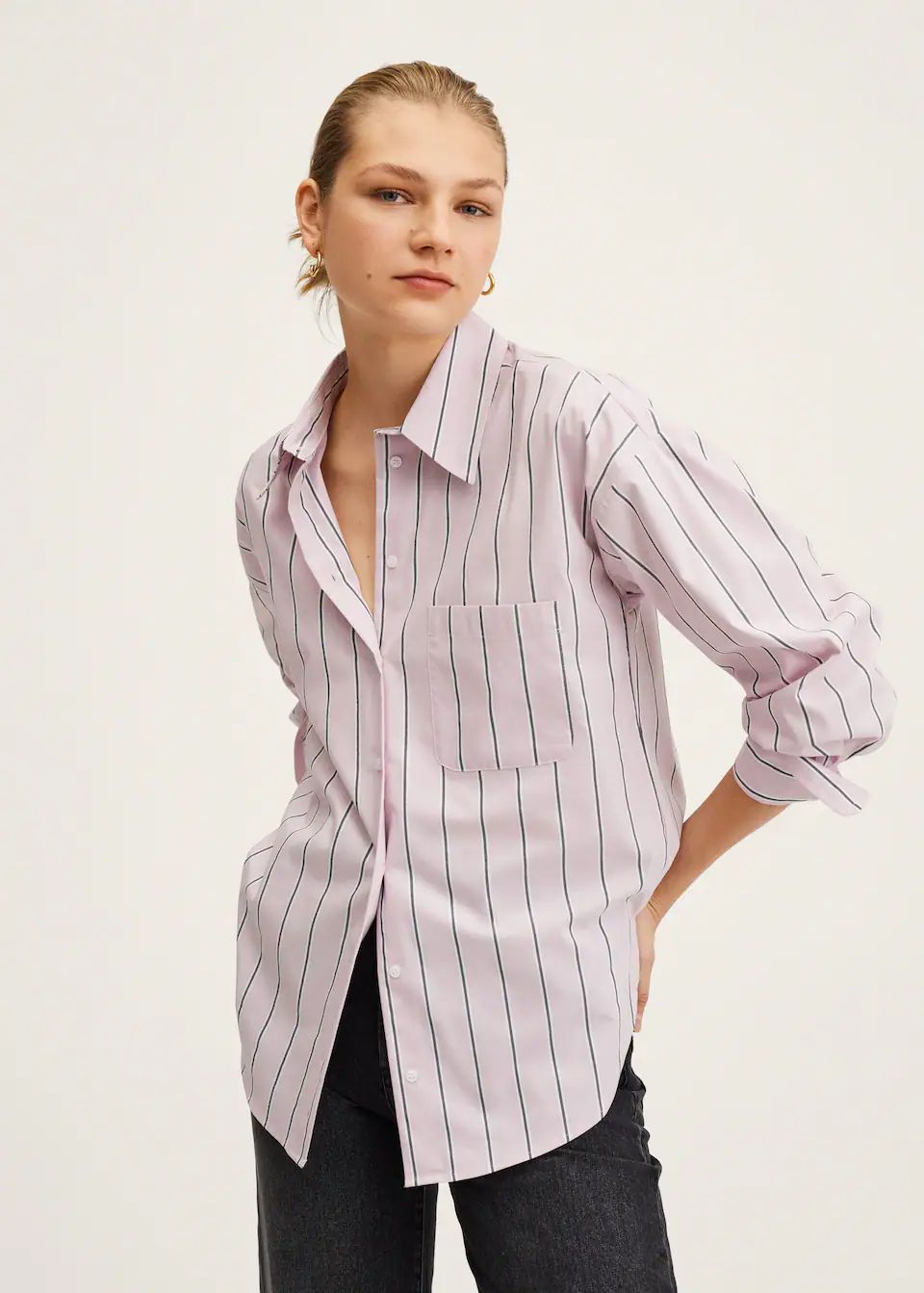 Search: Pink stripe shirt (29) | Mango United Kingdom | MANGO (UK)