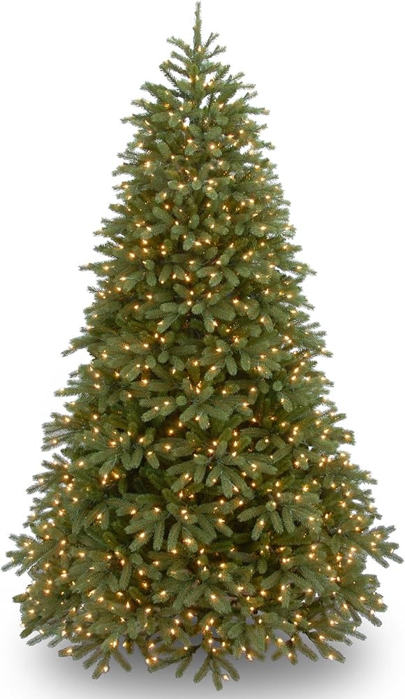 Amazon.com: National Tree Company 'Feel Real' Pre-lit Artificial Christmas Tree | Includes Pre-st... | Amazon (US)
