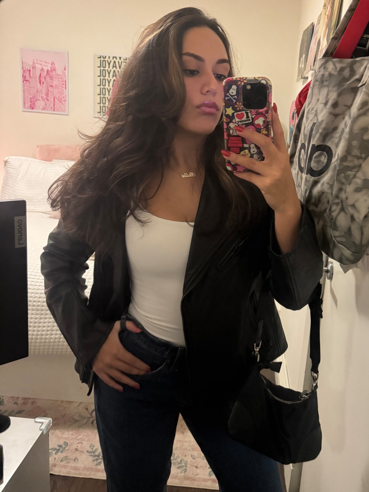 OOTN🖤 
jacket - gifted ages ago 

#LTKdayinmylife #LTKootd #LTKSaleAlert