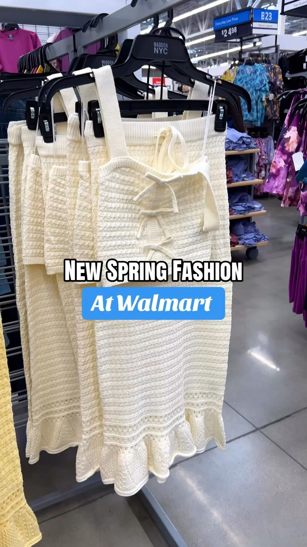 New spring outfits at Walmart!
Loving the crochet matching sets, the tanks and sweatshirts! 

#LTKTravel #LTKootd #LTKFestival