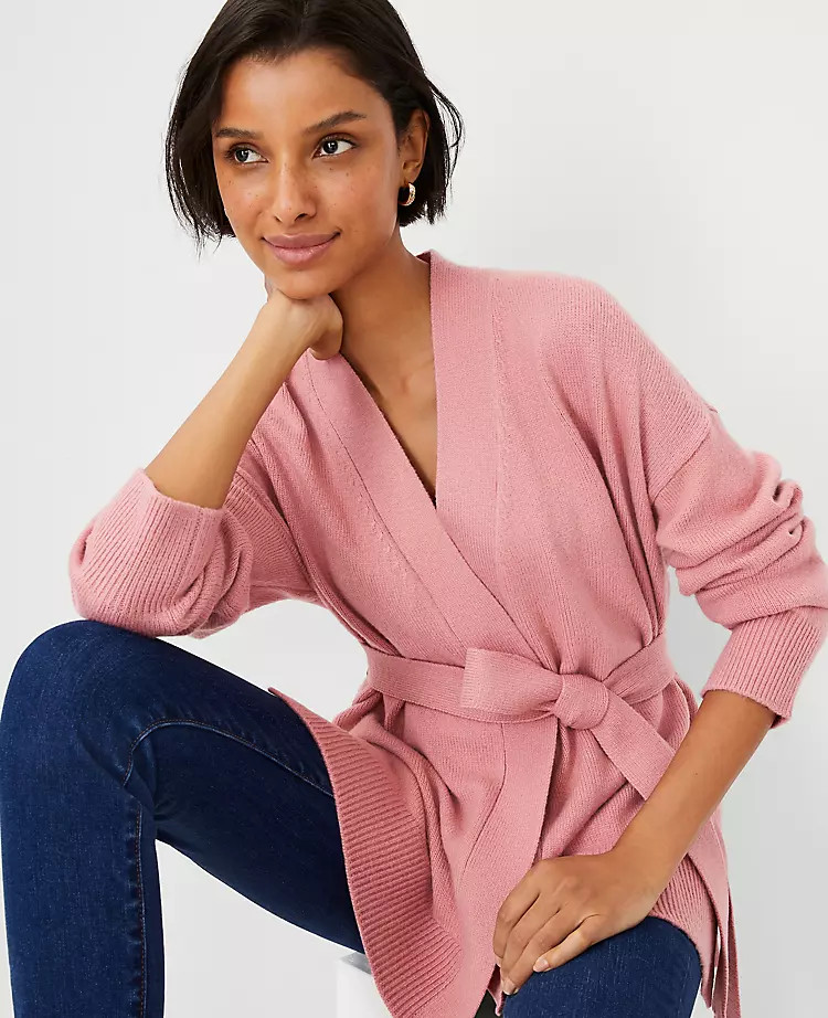 Wrap Belted Cardigan | Ann Taylor (US)