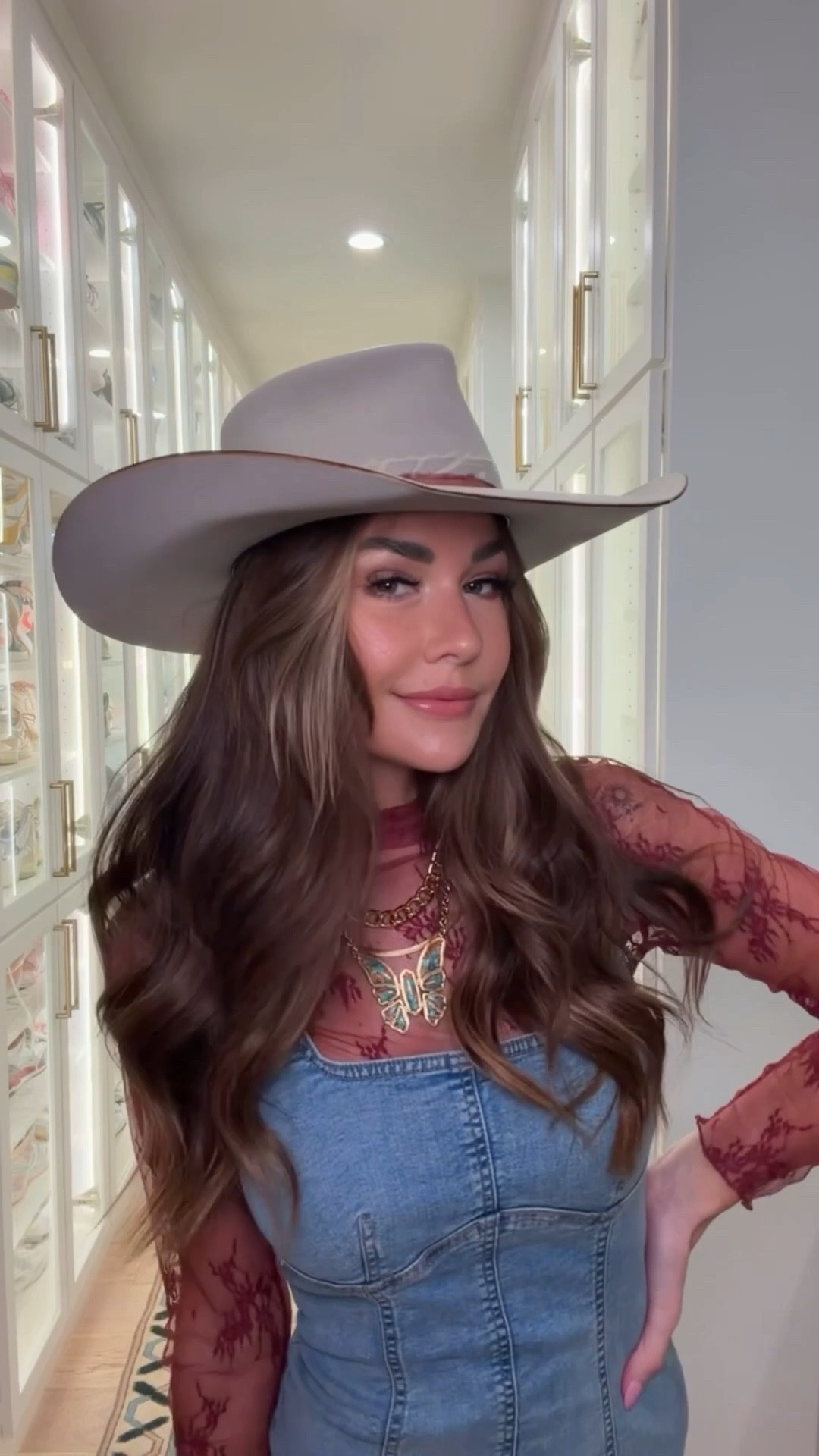 western rodeo inspired fit for my ladies luncheon today! size XS in my dress (sold out, linked some similar!) and size small in in my lace top. boots are tts. hat is custom made at Rustler

#LTKootd #LTKgrwm #LTKspringtrends