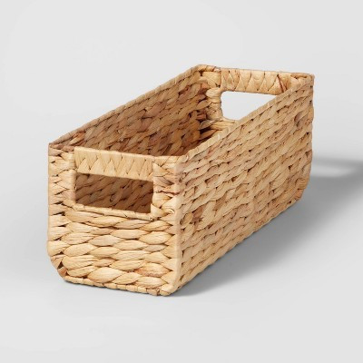 16" x 6" x 6" Woven Water Hyacinth Rectangular Basket - Brightroom™ | Target